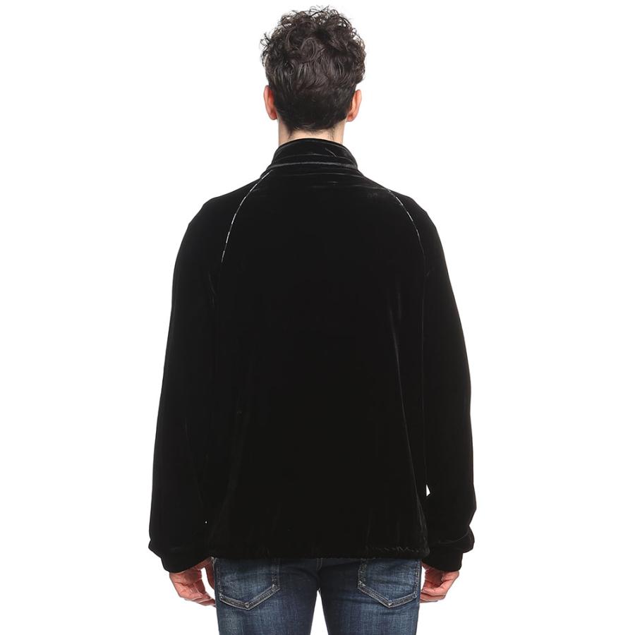 ヴェルサーチェ VERSACE JEANS COUTURE メンズ トラックベロア ロゴ アウター スウェット VC76GAI328の画像