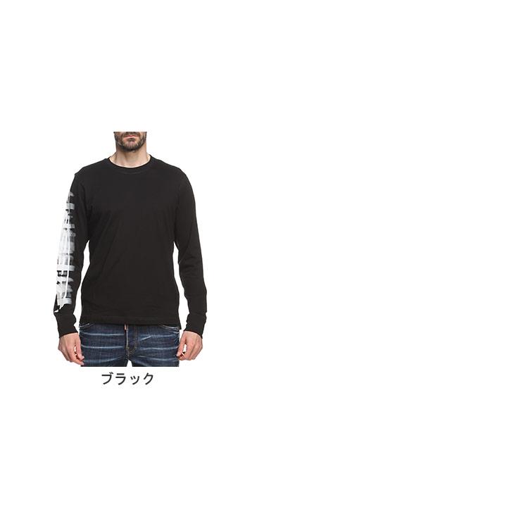 DIESEL（ディーゼル） ウォーター＆フロッキー プリント クルーネック