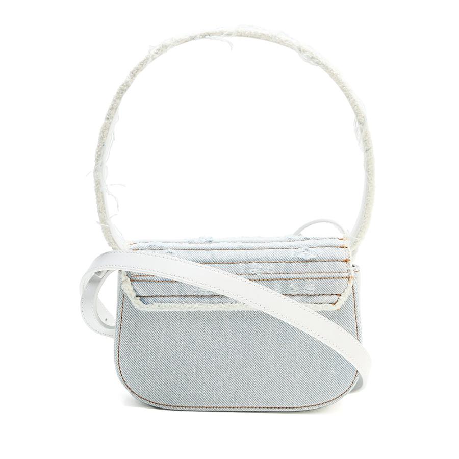 DIESEL（ディーゼル） 2WAY ダメージ加工 デニム生地 ロゴストーン