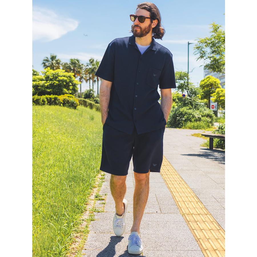 EMPORIO ARMANI エンポリオアルマーニ ハーフパンツ ワッフル地