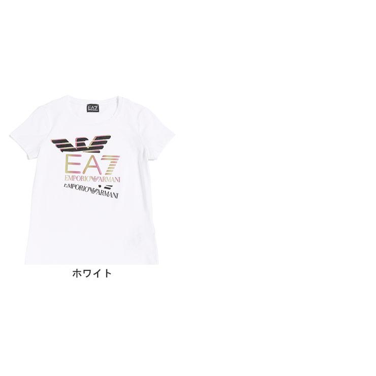 EMPORIO ARMANI EA7 (エンポリオ アルマーニ) ラインストーン イーグルグラデーションプリント クルーネック 半袖 Tシャツ EA7L3DTT30TJFKZ｜zen｜02