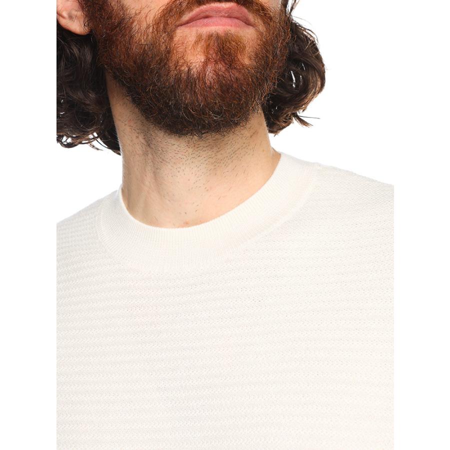 EMPORIO ARMANI エンポリオアルマーニ ウール100％ リブ編み クルー