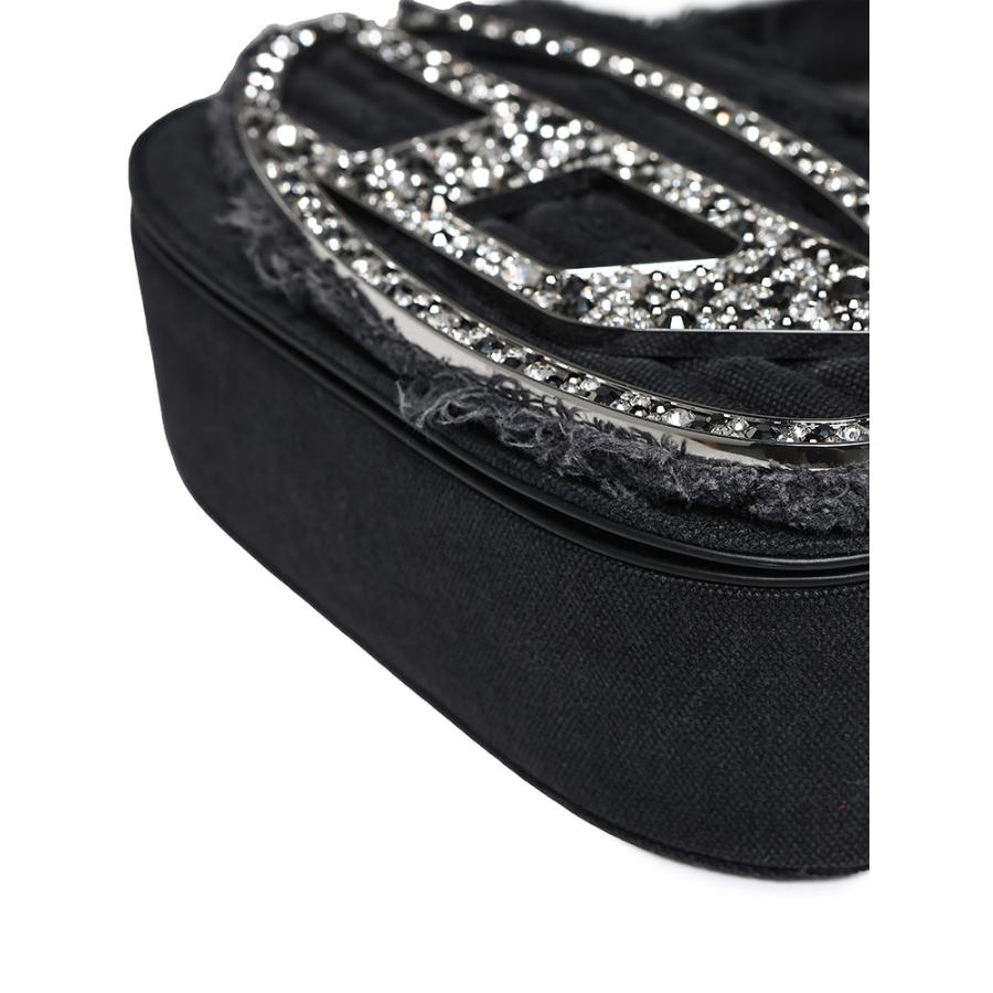 【お金ナイダー】DIESEL 1DRバッグ フリンジ付き ストーン DIESEL（ディーゼル） フリンジディテール ストーンロゴ 2WAY