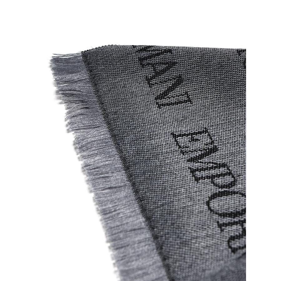 EMPORIO ARMANI エンポリオアルマーニ ウール混 総柄 ラインロゴ