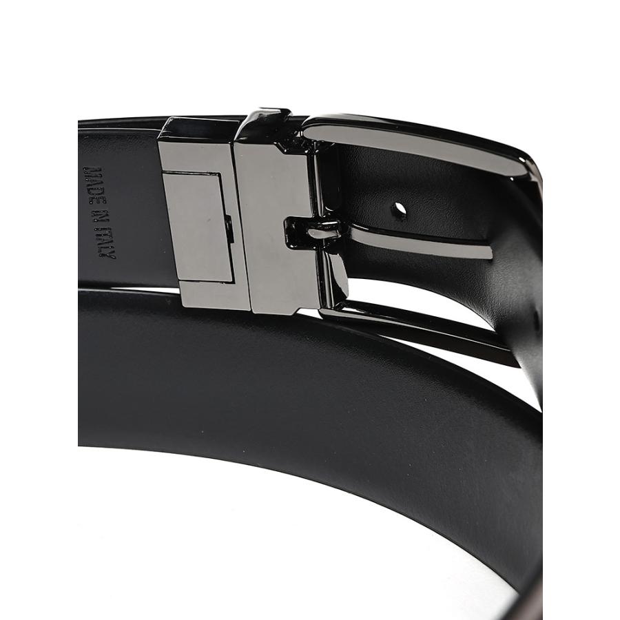 EMPORIO ARMANI エンポリオアルマーニ スムースレザー バックル回転式