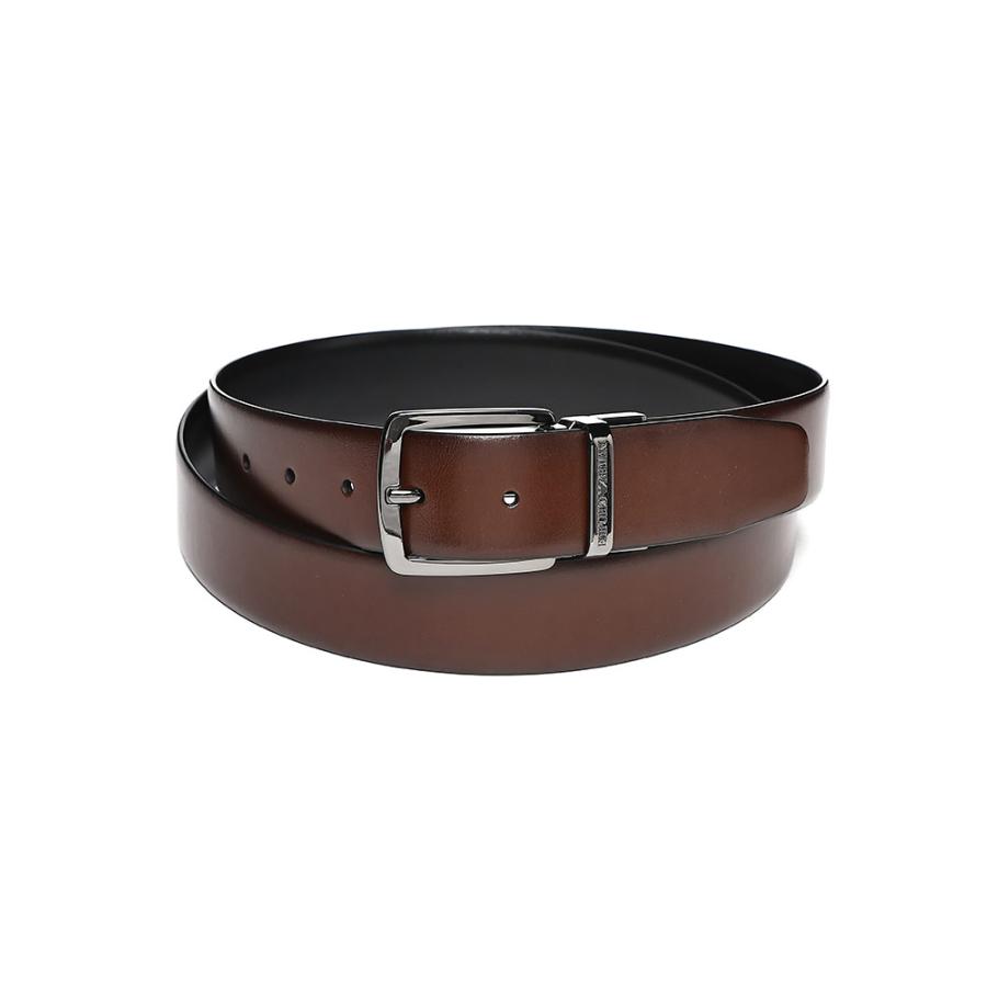 EMPORIO ARMANI エンポリオアルマーニ スムースレザー バックル回転式