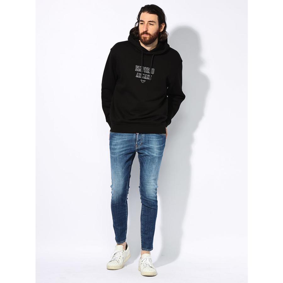 EMPORIO ARMANI エンポリオアルマーニ フォントロゴ刺繍 プルオーバー