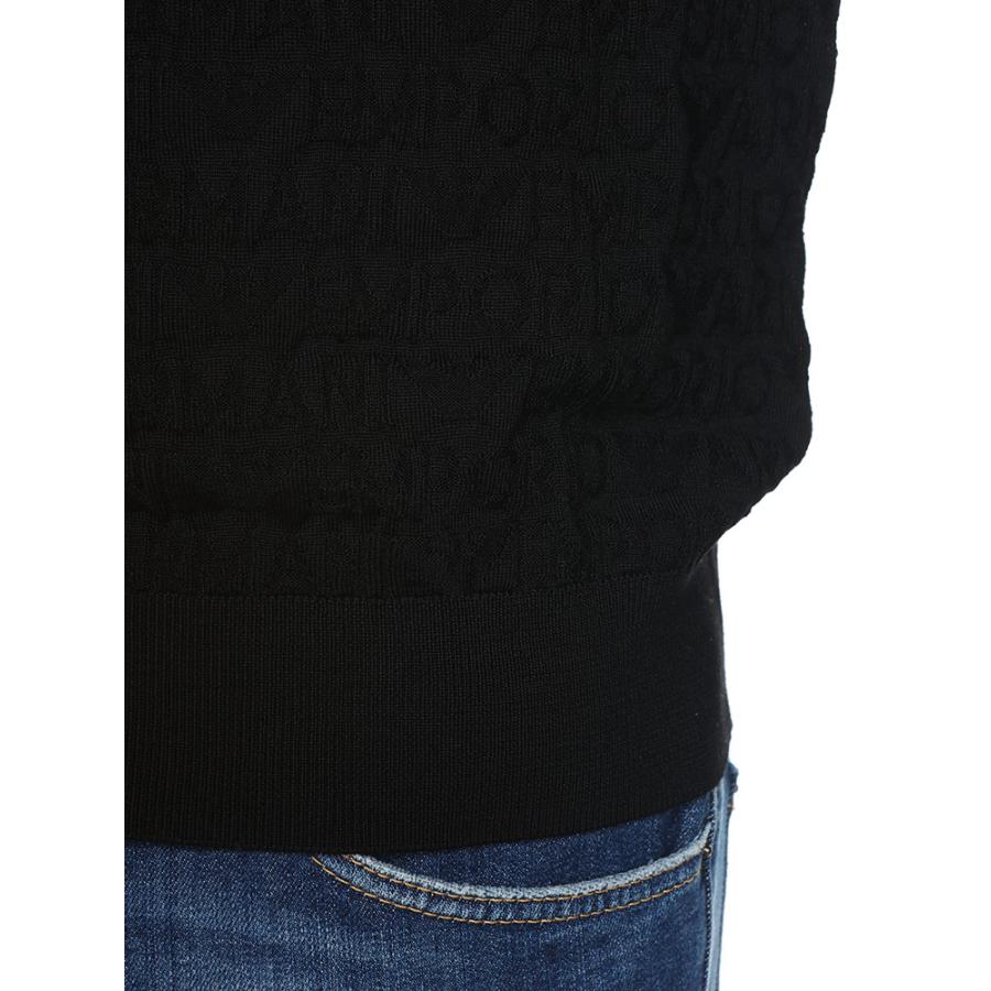 EMPORIO ARMANI エンポリオアルマーニ ウール ジャガード総柄 EMPORIO ARMANI エンポリオアルマーニ ウール ジャガード総柄