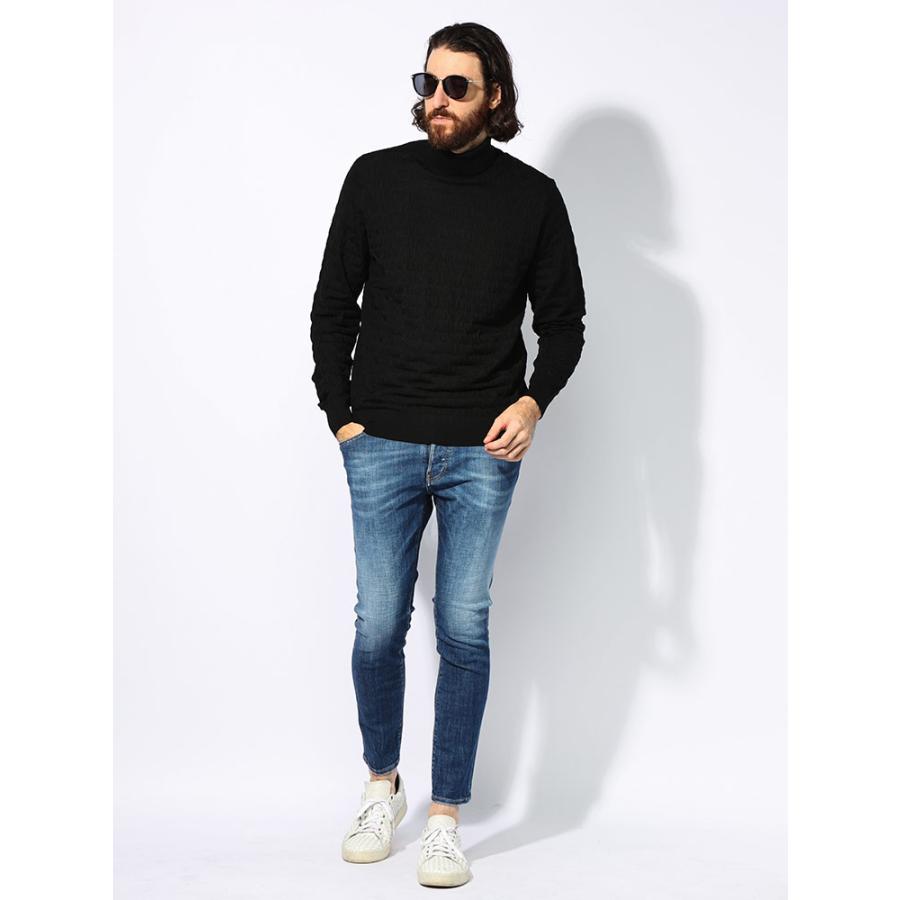 EMPORIO ARMANI エンポリオアルマーニ ウール ジャガード総柄 EMPORIO ARMANI エンポリオアルマーニ ウール ジャガード総柄