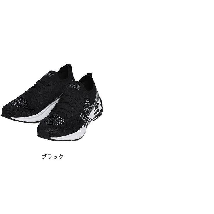 EMPORIO ARMANI エンポリオアルマーニ EA7 ロゴ ニットスニーカー