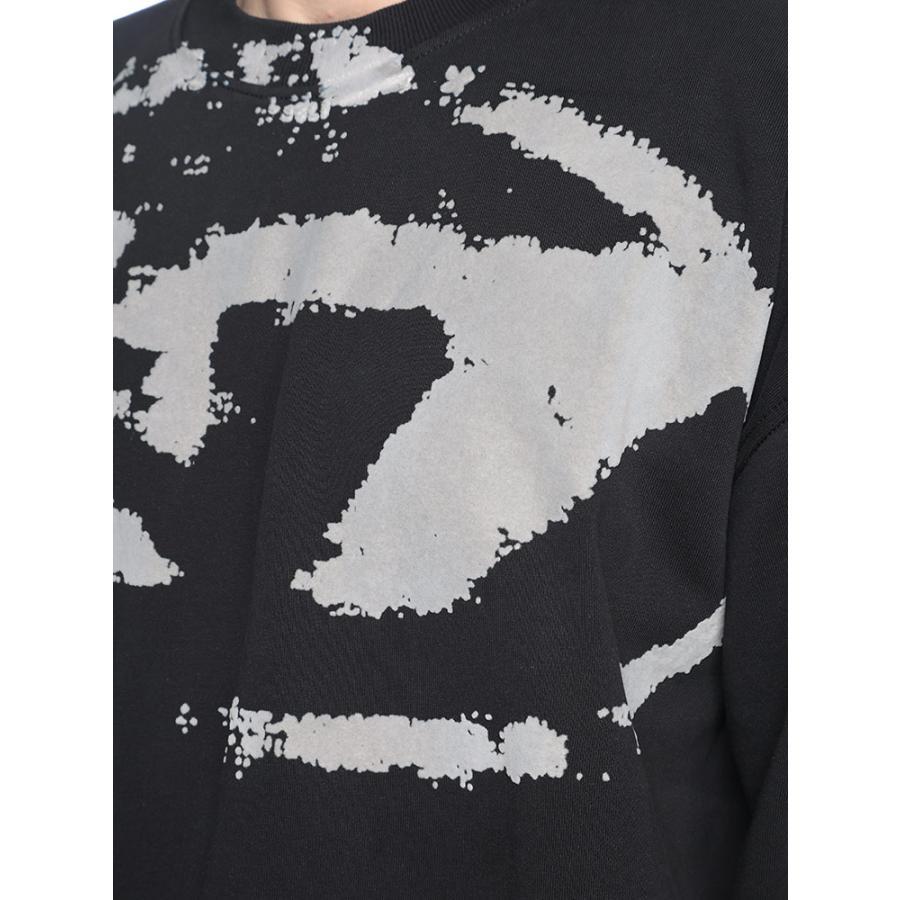 DIESEL（ディーゼル） フロッキーオーバルD クルーネック トレーナー