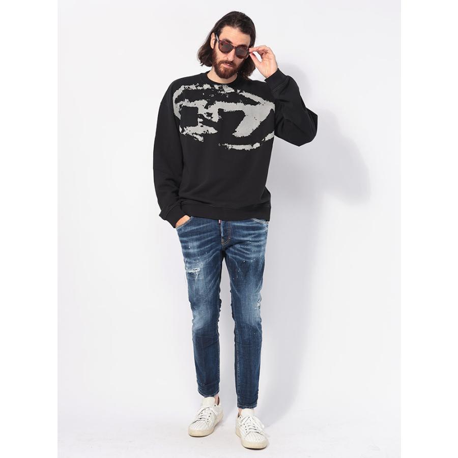 DIESEL（ディーゼル） フロッキーオーバルD クルーネック トレーナー