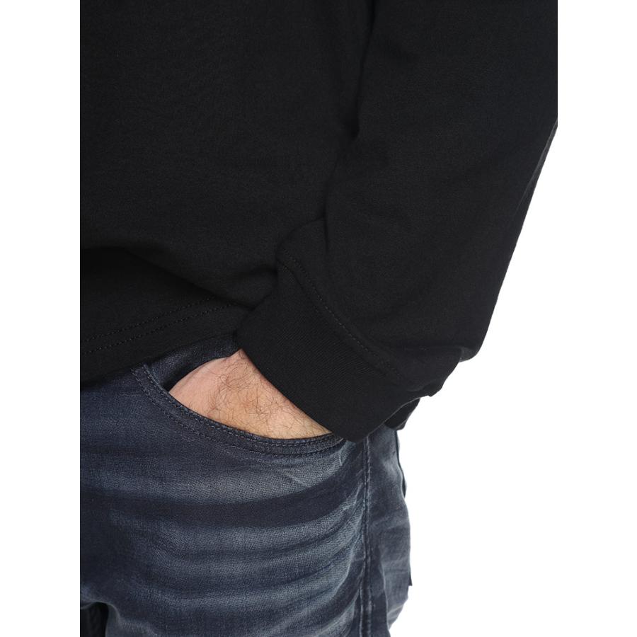 DIESEL（ディーゼル） DIESEL BOXロゴ クルーネック 長袖 Tシャツ
