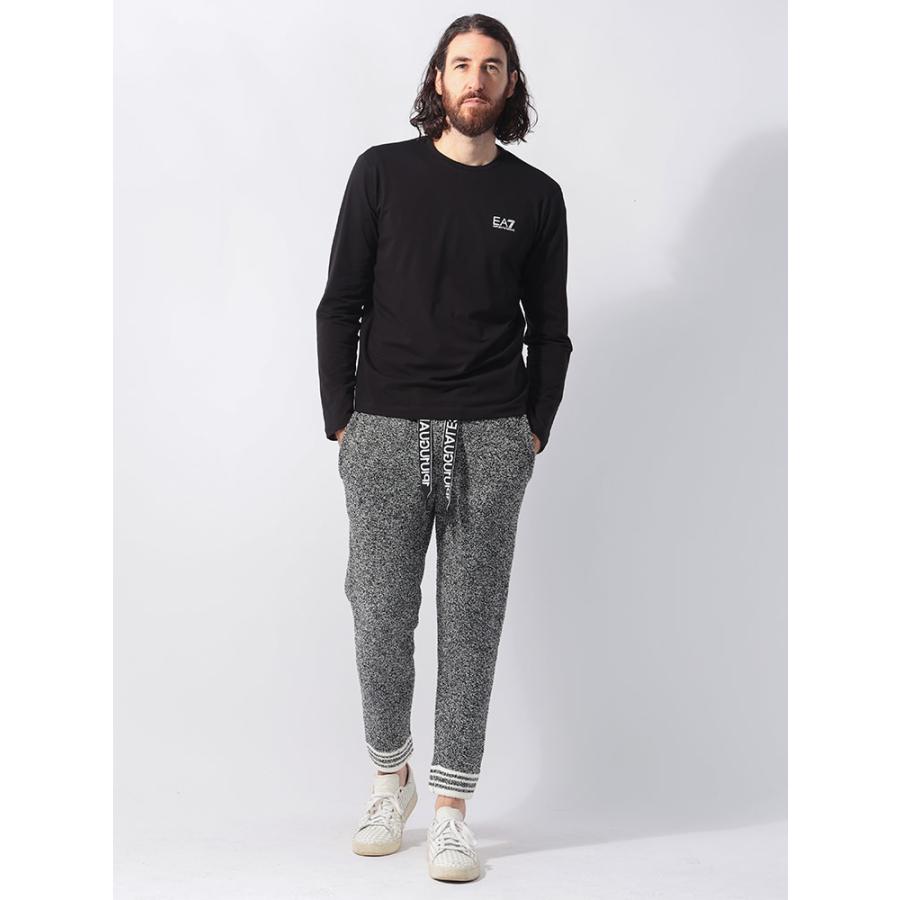 EMPORIO ARMANI エンポリオアルマーニ ストレッチ 胸ロゴ クルーネック