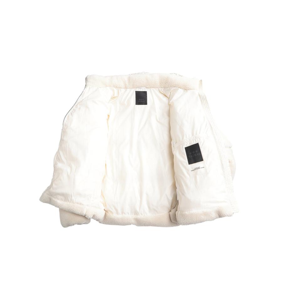 新品 TATRAS アイボリー FLUMO ダウンジャケット ボア メンズ 3