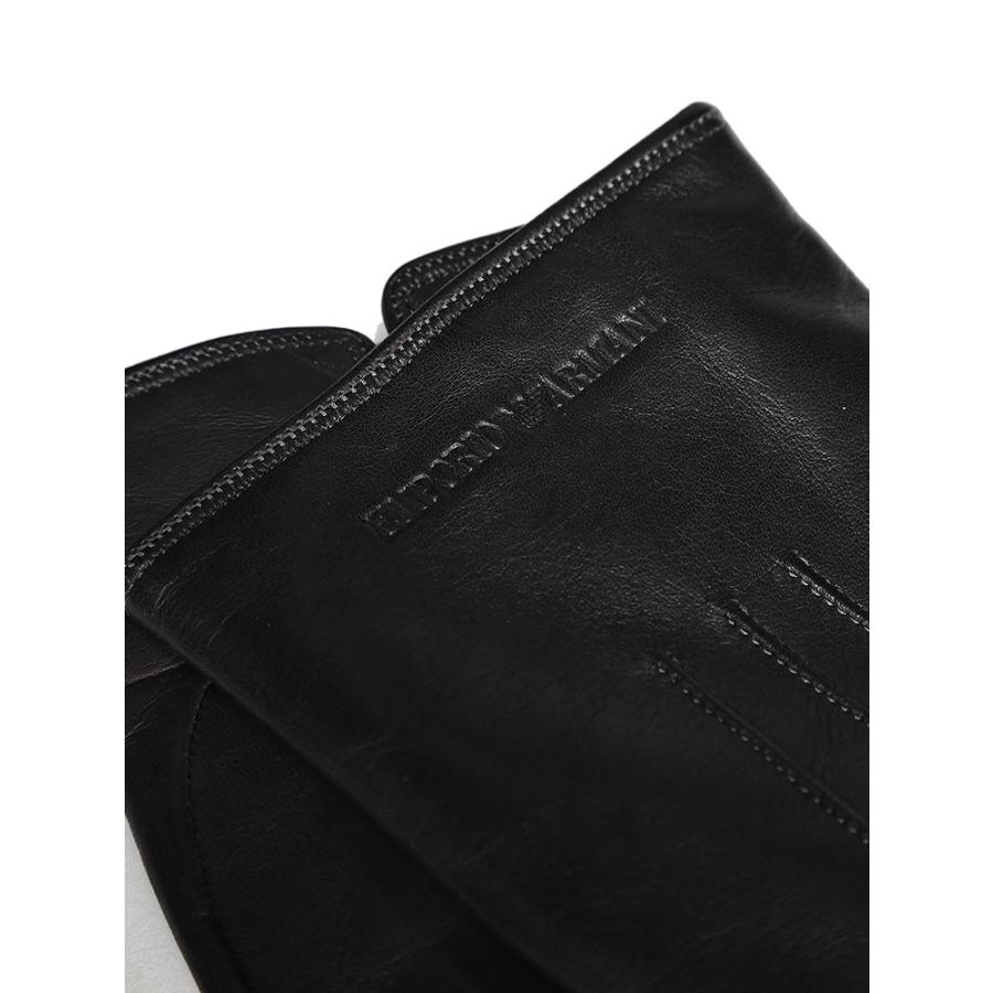 EMPORIO ARMANI エンポリオアルマーニ グローブ メンズ ラムレザー 裏