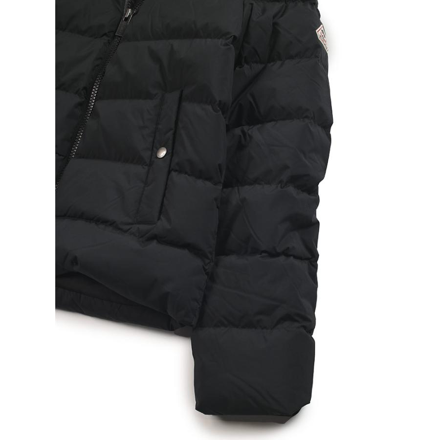 PYRENEX ブラック ダウンジャケット 取り外しフード Pyrenex（ピレネックス） フード 着脱 フルジップ レディース ダウン