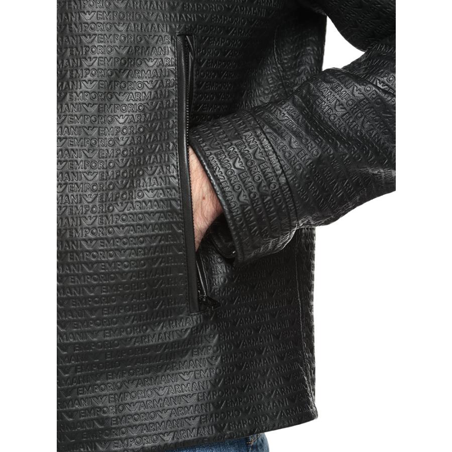 EMPORIO ARMANI エンポリオアルマーニ ラムレザー エンボスロゴ