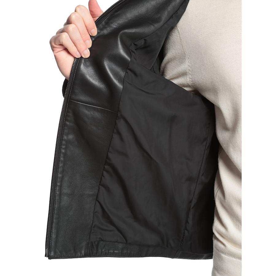 EMPORIO ARMANI エンポリオアルマーニ ラムレザー エンボスロゴ