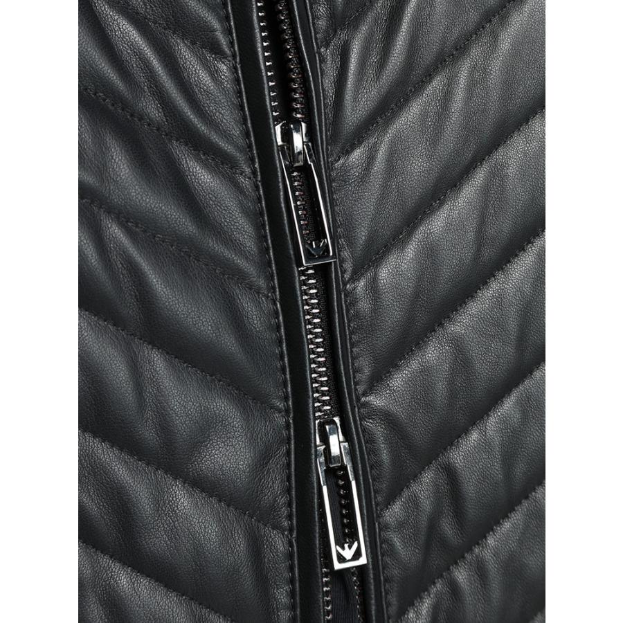 EMPORIO ARMANI ラムレザー 羊革 ライダース ブルゾン イーグル