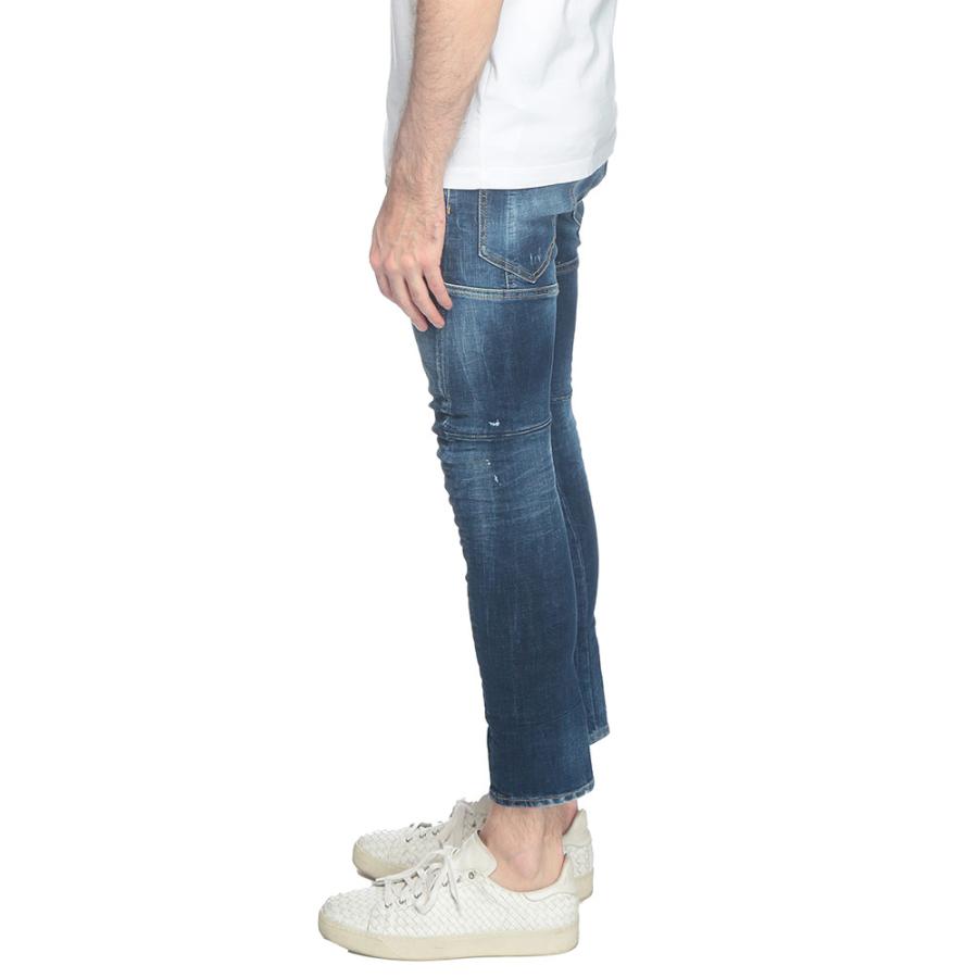 ディースクエアード DSQUARED2 デニム ダメージ加工 ボタンフライ ジーンズ メンズ TIDY BIKER D2LB1653S30664の画像