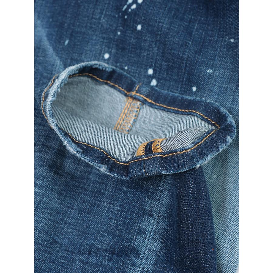 ディースクエアード DSQUARED2 デニム ダメージ加工 ボタンフライ ジーンズ メンズ SKATER D2LB1660S30664の画像
