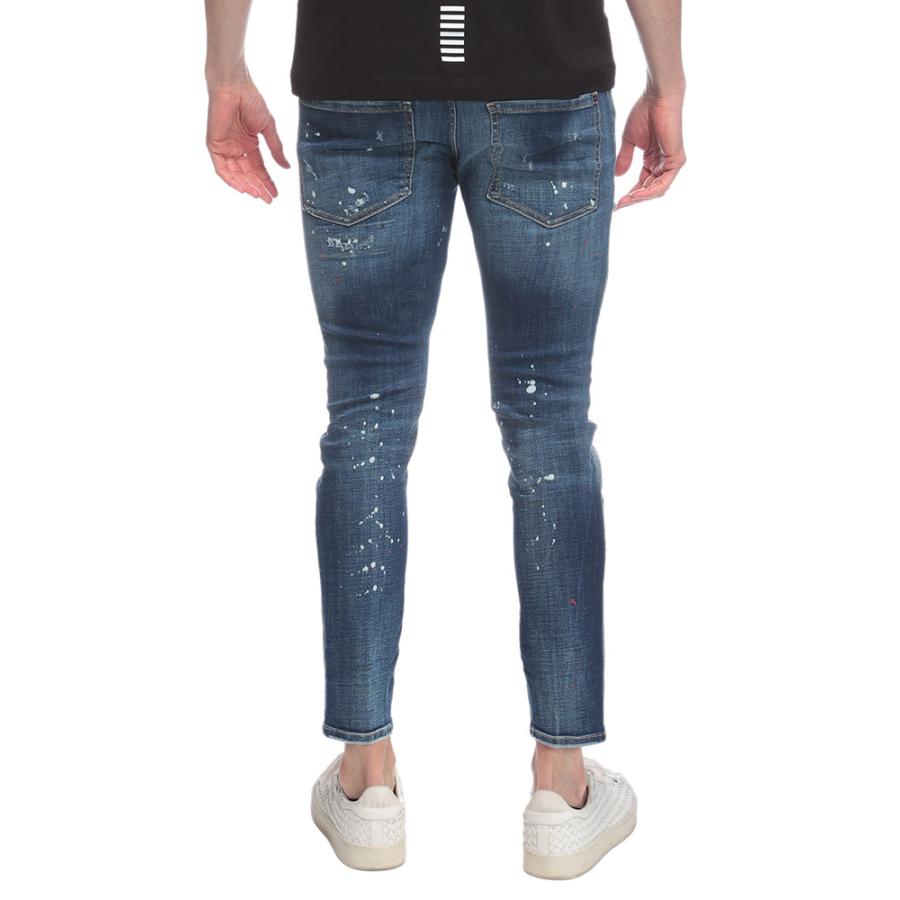 ディースクエアード DSQUARED2 デニム ダメージ加工 ボタンフライ ジーンズ メンズ SKATER D2LB1660S30664の画像
