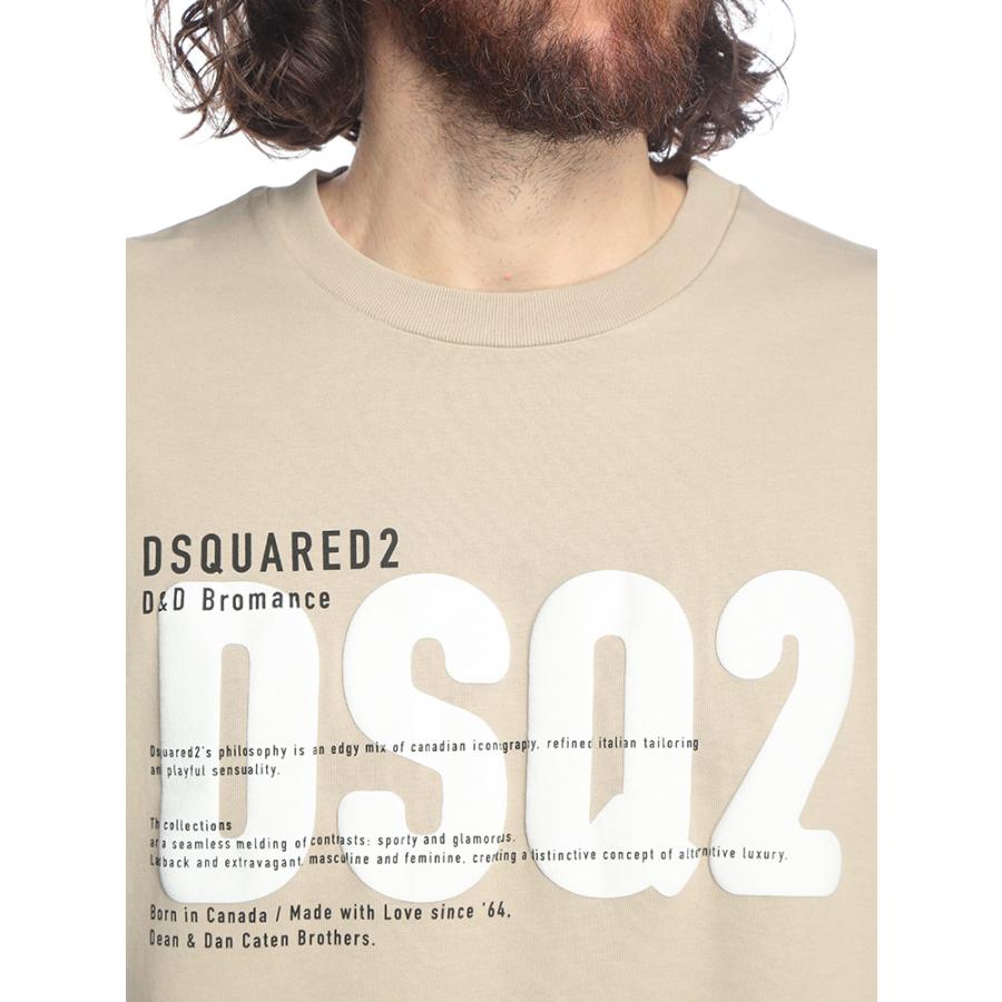 DSQUARED2（ディースクエアード） DSQUARED2 DSQ2 プリント クルー 
