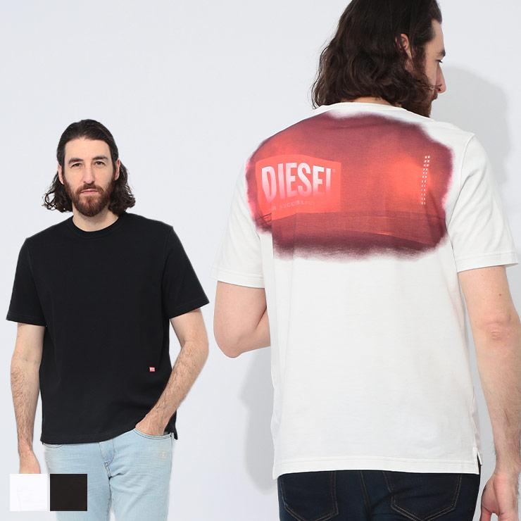 DIESEL（ディーゼル） 半袖 Tシャツ メンズ バックステージ プリント