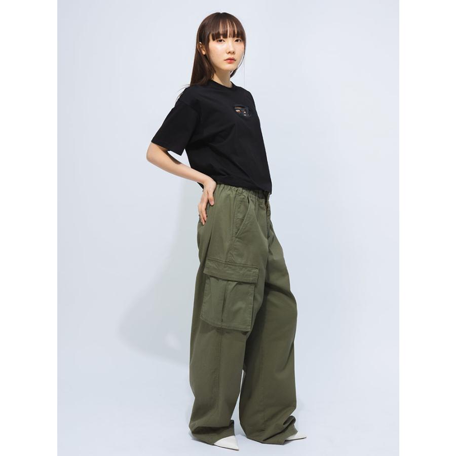 DIESEL（ディーゼル） 半袖 Tシャツ レディース オーバルD クルー