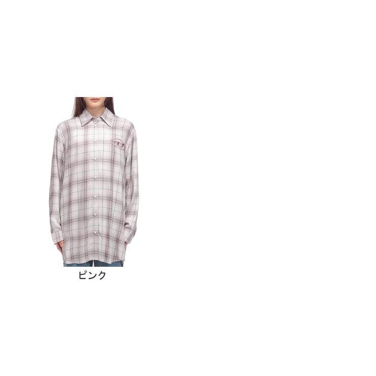 DIESEL（ディーゼル） 胸ロゴ チェック柄 シャツワンピース