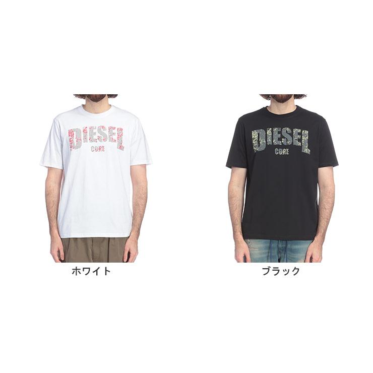 DIESEL（ディーゼル） DIESEL CORE ロゴプリント クルーネック 半袖 T