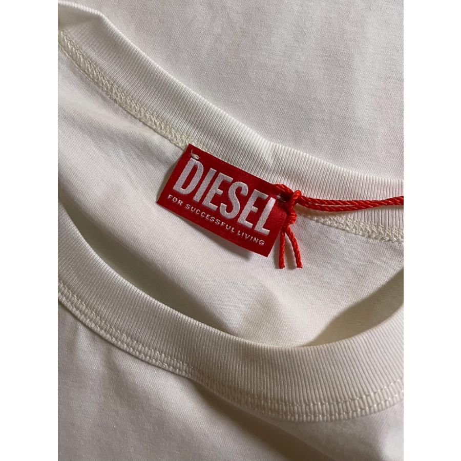 DIESEL ディーゼル 半袖 Tシャツ メンズ ロゴプリントパッチ
