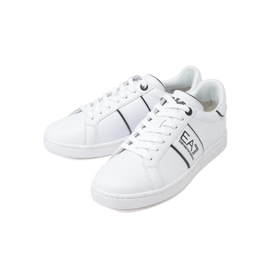 EA7 エンポリオアルマーニ EMPORIO ARMANI CLASSIC レザースニーカー