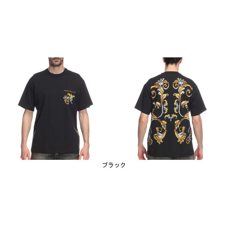 【uです】ヴェルサーチジーンズクチュール　カットソー　Tシャツ　サイズS VERSACE JEANS COUTURE (ヴェルサーチェ ジーンズ クチュール) ロゴ