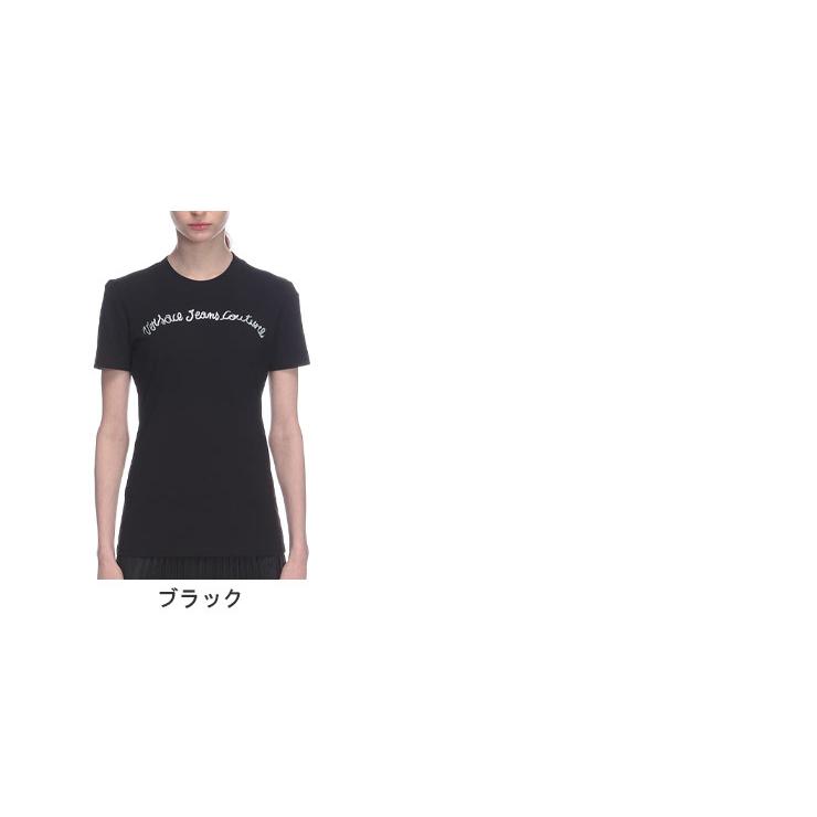 未使用 ヴェルサーチ VERSACE JEANS COUTURE Tシャツ カットソー 半袖 ショートスリーブ ロゴ トップス レディース XXS VERSACE - 未使用 ヴェルサーチ VERSACE JEANS COUTURE Tシャツ