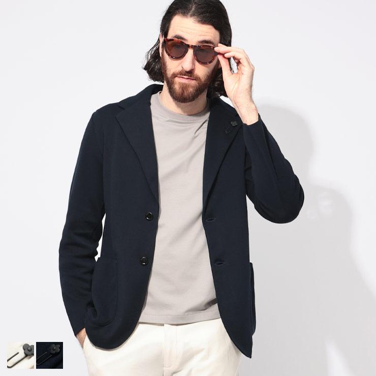 LARDINI ラルディーニ ジャケット メンズ コットンジャージー LARDINI ラルディーニ ジャケット メンズ コットンジャージー