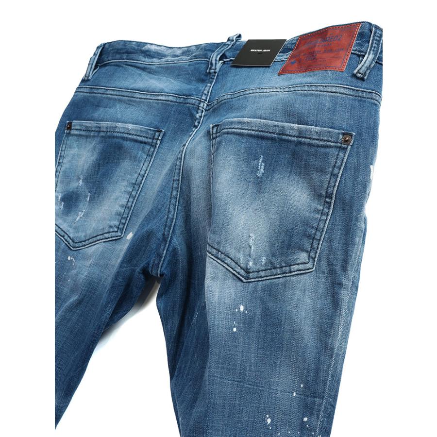 ディースクエアード DSQUARED2 デニム ジーンズ メンズ ダメージ ボタンフライ SKATER D2LB1642S30342の画像