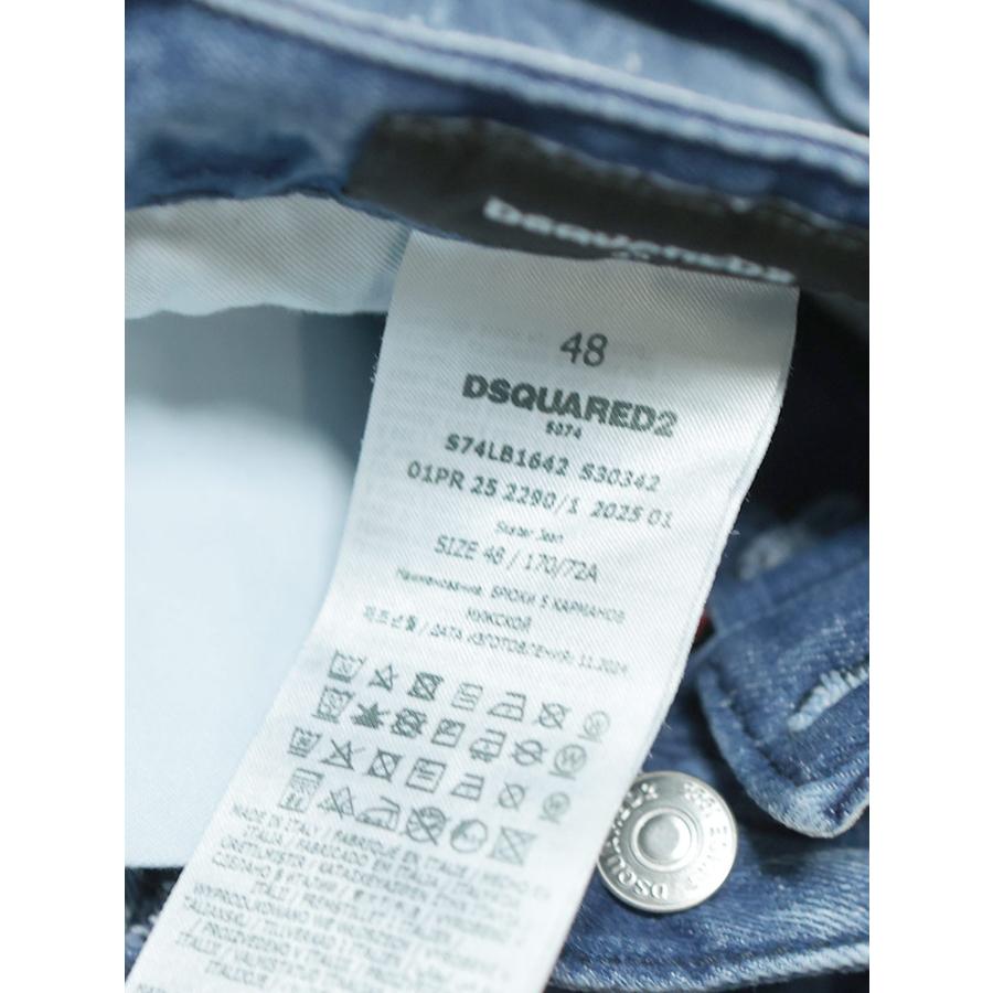 ディースクエアード DSQUARED2 デニム ジーンズ メンズ ダメージ ボタンフライ SKATER D2LB1642S30342の画像