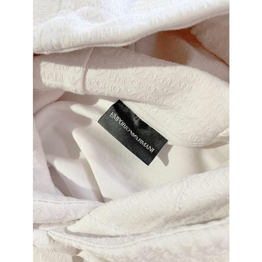 EMPORIO ARMANI エンポリオアルマーニ パーカー メンズ 総柄ロゴ プル 