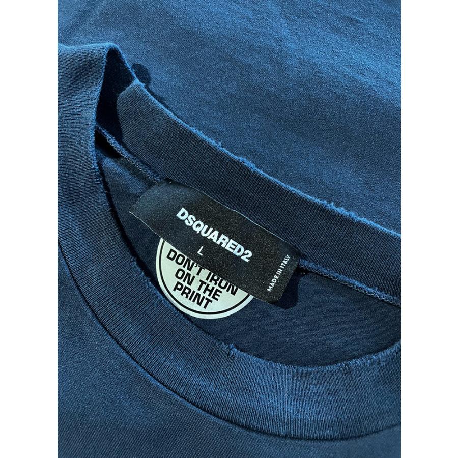 DSQUARED2（ディースクエアード） 半袖 Tシャツ メンズ ダメージ 