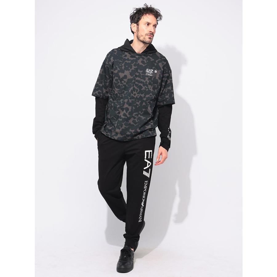 【新品未使用】EMPORIO ARMANI 迷彩ポケット付きスウェット142cm EMPORIO ARMANI エンポリオアルマーニ 長袖 Tシャツ メンズ 迷彩柄