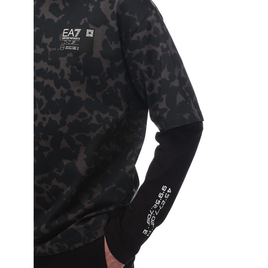 EMPORIO ARMANI エンポリオアルマーニ 長袖 Tシャツ メンズ 迷彩柄