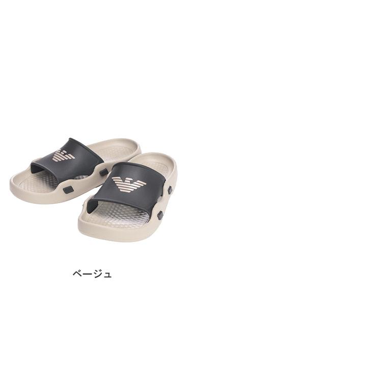 EMPORIO ARMANI エンポリオアルマーニ スライドサンダル メンズ ロゴ