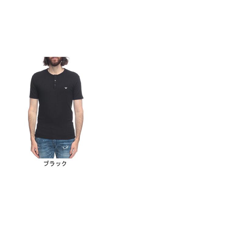 EMPORIO ARMANI エンポリオアルマーニ 半袖 Tシャツ メンズ ロゴ リブ