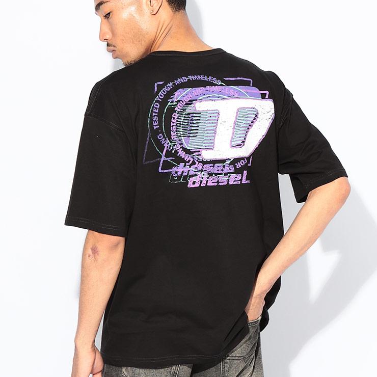 25ss DIESEL ディーゼル　半袖Tシャツ DIESEL（ディーゼル） 半袖 Tシャツ メンズ デジタルプリント クルー