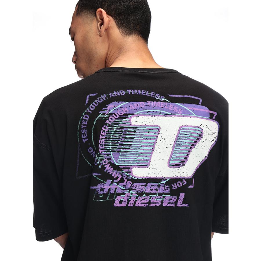 DIESEL（ディーゼル） 半袖 Tシャツ メンズ デジタルプリント クルー