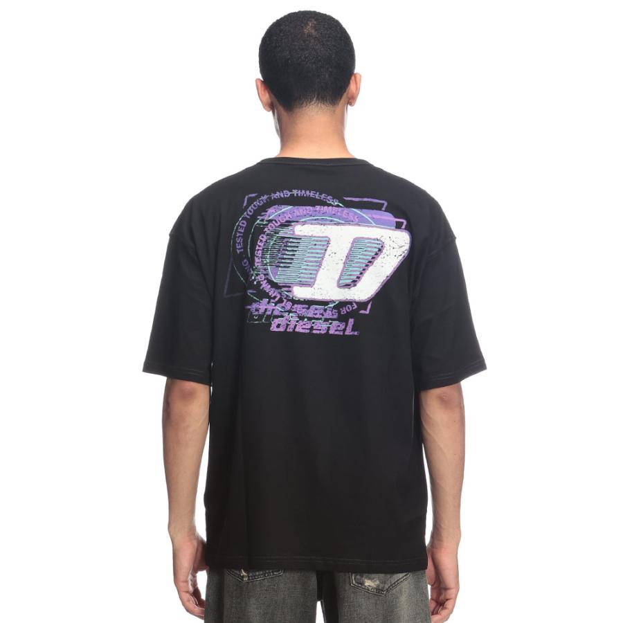 DIESEL（ディーゼル） 半袖 Tシャツ メンズ デジタルプリント クルー