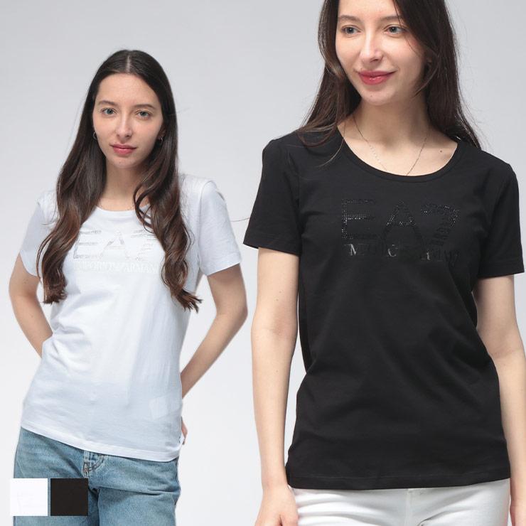 EMPORIO ARMANI エンポリオアルマーニ 半袖 Tシャツ レディース ライン