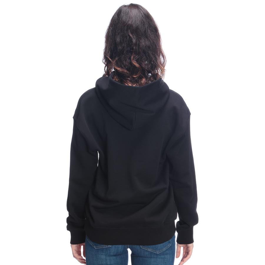 ディーゼル DIESEL　レディース　パーカー　黒　Ｍ　ミニ丈　裏起毛 DIESEL（ディーゼル） レディース パーカー ロゴ プリント スウェット